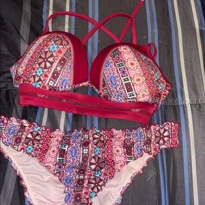 Shade & Shore bikini 👙 Top 34DD Bottom size L